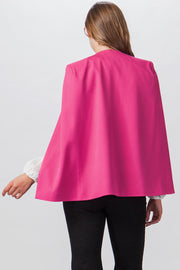 Blazer, Cape, Cardigan, Sweater, Jacket, Cut Off Top, Outer Wear, Winter, Summer Outfit, Pink Outfit, Pink Blazer, Pink Cape, Pastels