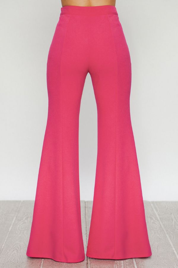 Bell Flare Pants in Hot Pink – HEDGE ELEVEN