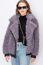 Purple Coat, Lavender, Coat, Classic, Vintage, Cardigan, Jacket, Outfit, Casual Wear, Fashion, Outer Wear, Winter Outfit, Fashionable Outfit, Corporate Style, Zipper Top, Fur Coat